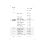 I-N Price List